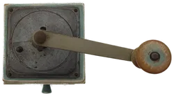 Leinbrock Ideal Vintage Kaffeemühle in Beige/Hellblau - Bild 5