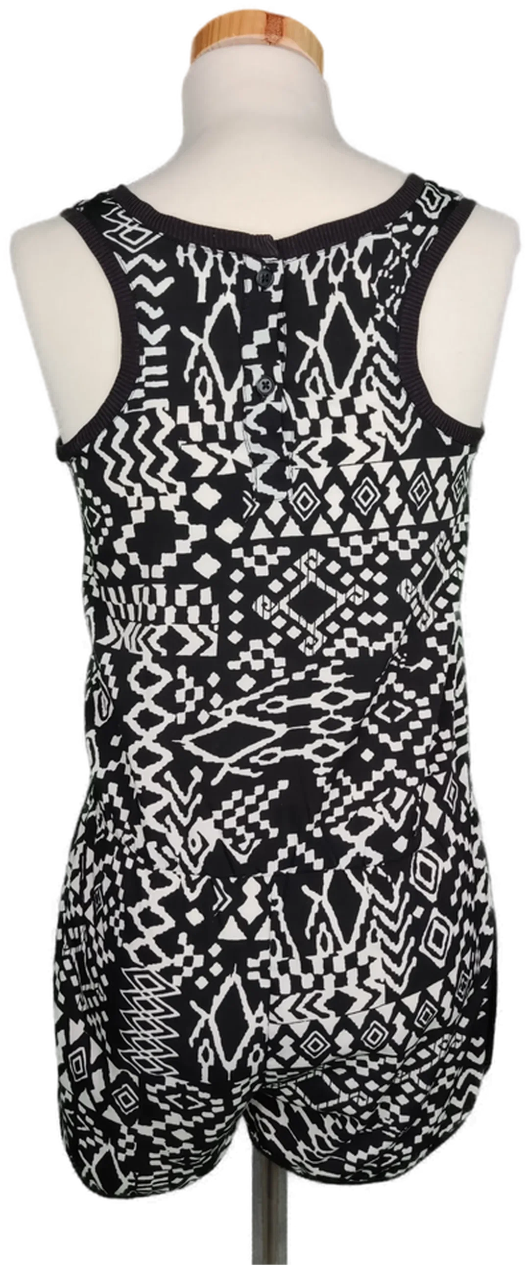 C&A here+there Mädchen Jumpsuit schwarz/creme - 140 – Bild 2