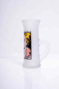 KEGLEVICH Komix '99 Wodka Schnapsglas Set mit Pop Art Motiv (4 Stück) - Bild 2