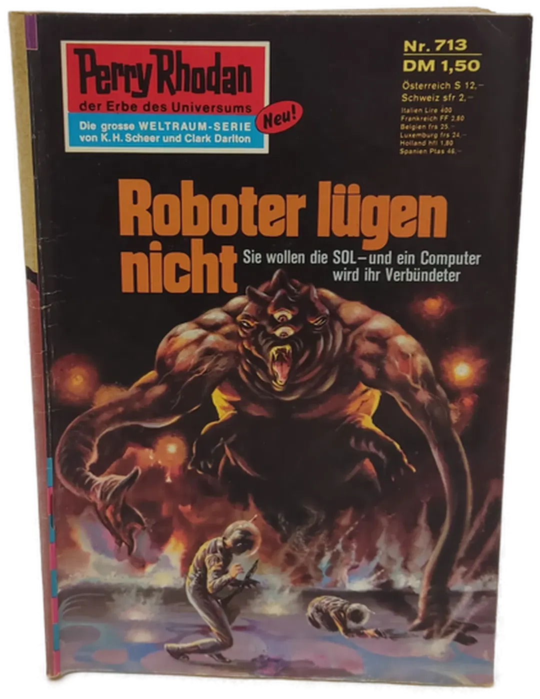 Romanheft Perry Rhodan Roboter lügen nicht Erstauflage Nr.713 - Bild 2