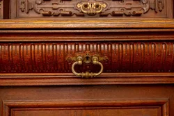 Vintage Historischer Vollholzschrank – Neorenaissance um 1882 - Bild 3