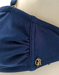 GEORGES RECH Bandeau-Bikini dunkelblau Gr. 40 - Bild 4