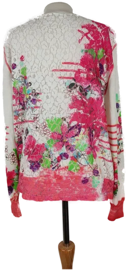 Marc Aurel Cardigan Geblümt | Einmaliges Unikat - Bild 2