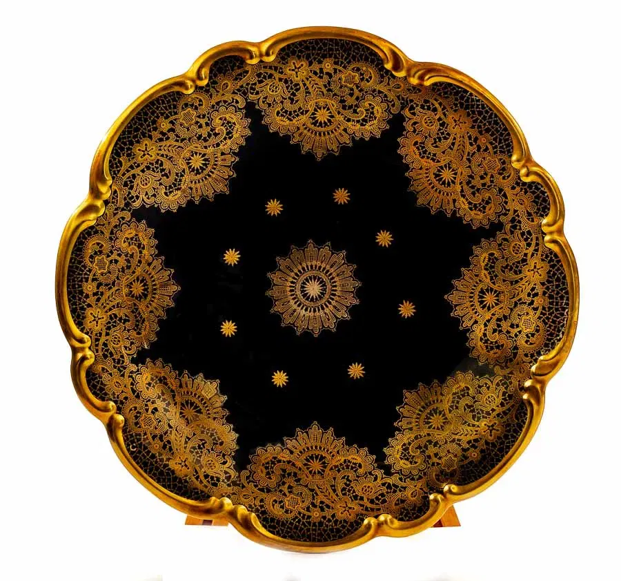 Teller Porzellan, Kueps / Bavaria Dekor - Bild 4