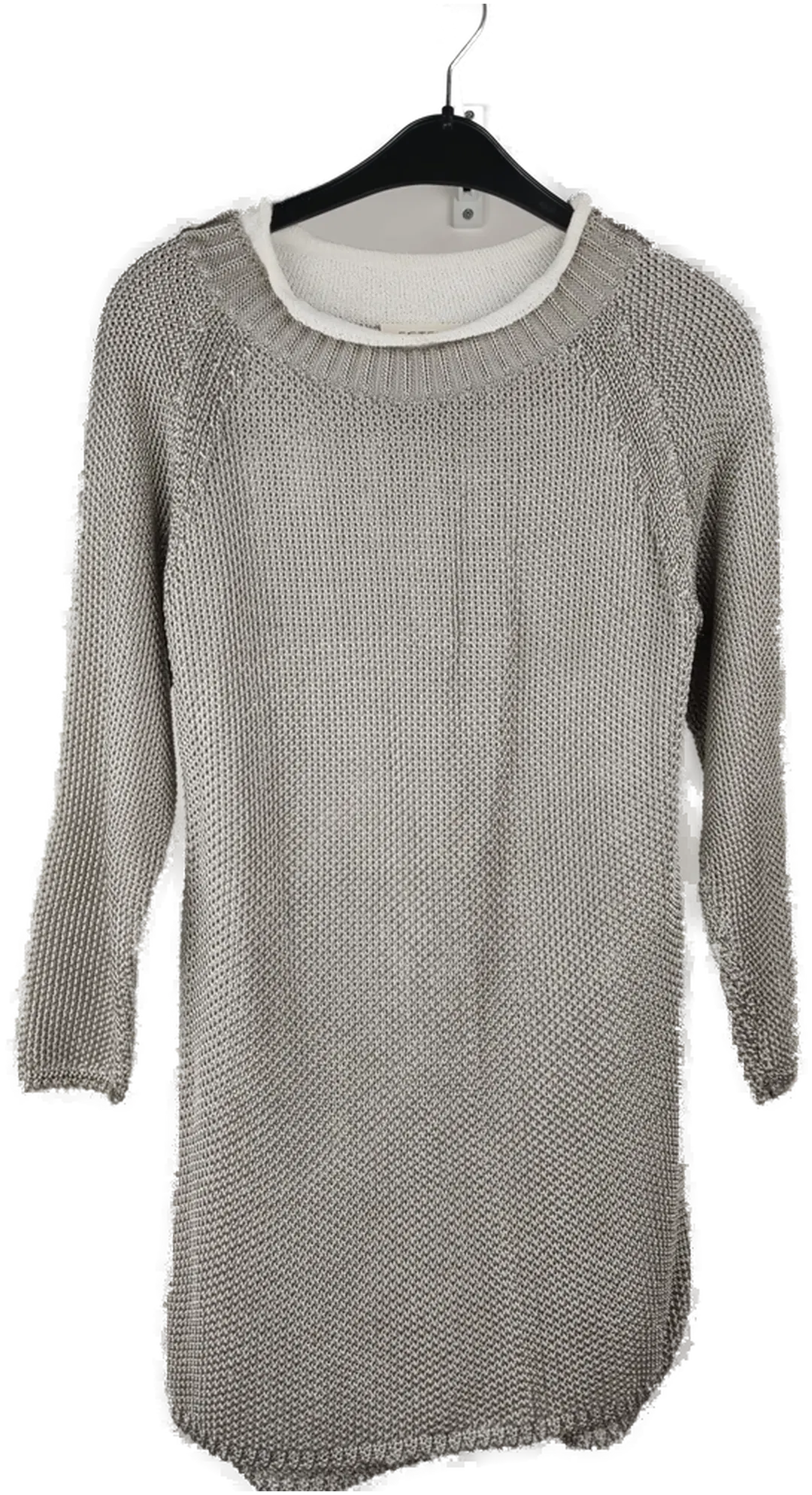 Esteve Damenstrickpullover silber- weiß - 44/XXL - Bild 1