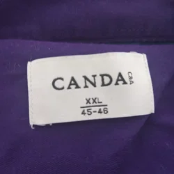 CANDA von C&A Herrenhemd, violett - Gr. XXL 45/46 - Bild 4