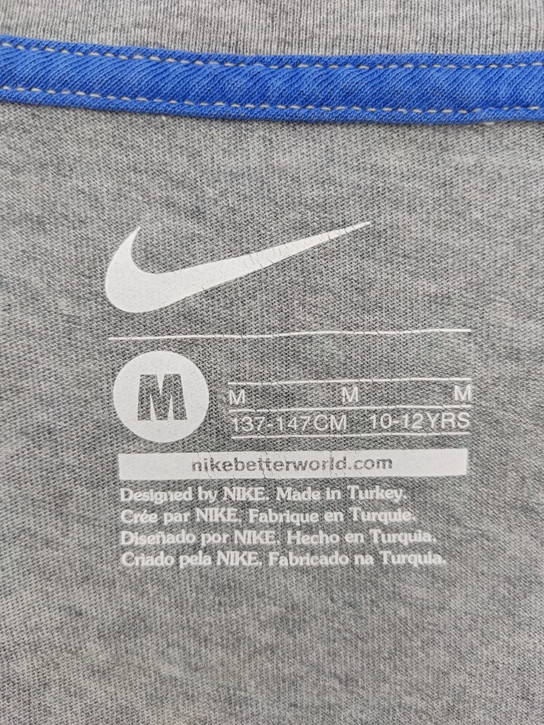 Nike Kinder Shirt grau Gr.M (140) – Bild 4