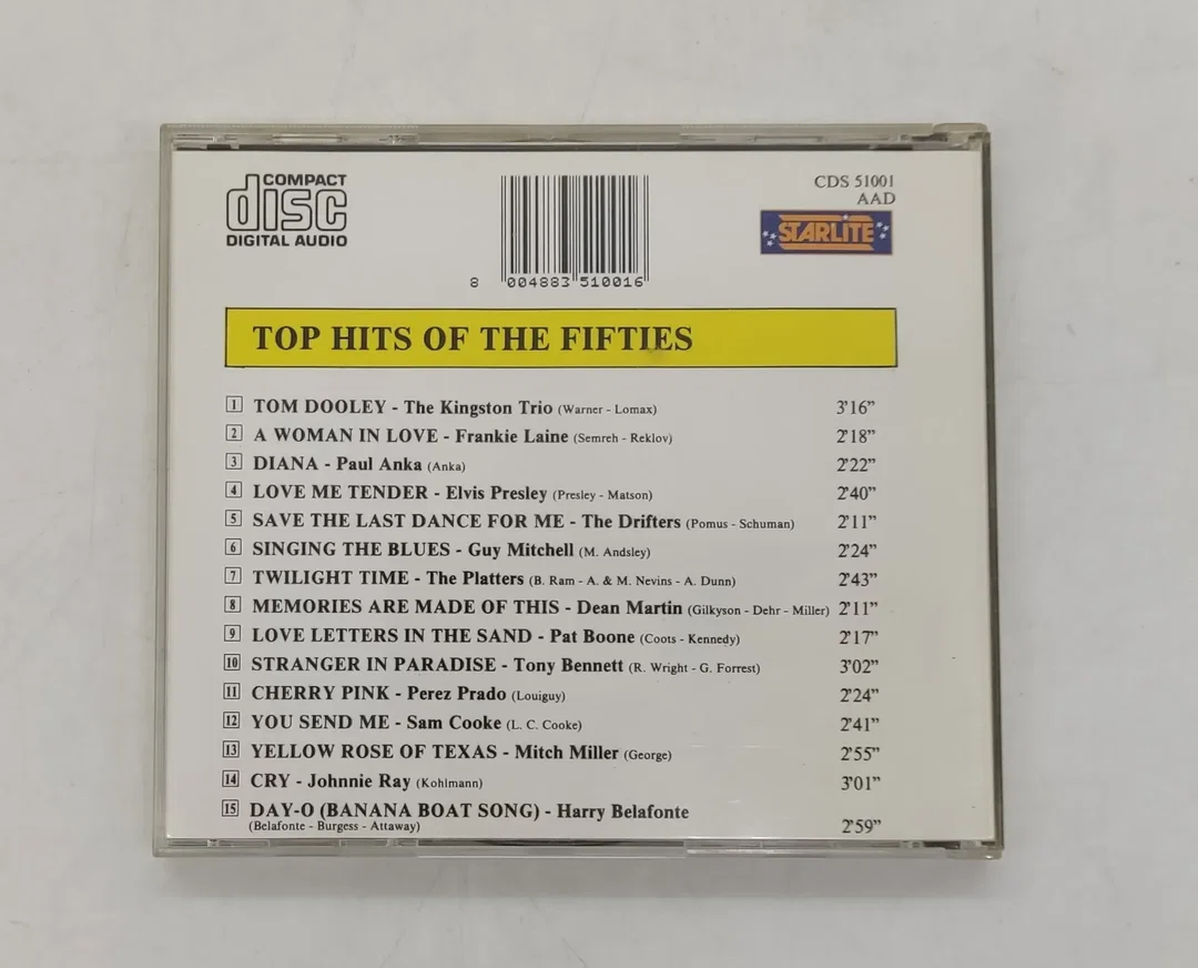 CD "Top Hits Of The Fifties" – Bild 2