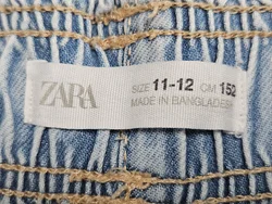 Zara Mädchen Jeans, hellblau - Gr. 152 cm (11-12 Jahre) – Vorschau 4
