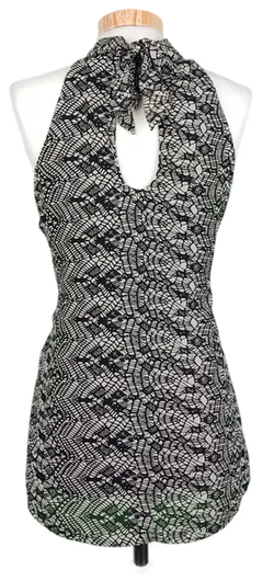 Vero Moda Damen Top schwarz-beige - L/40 - Bild 2