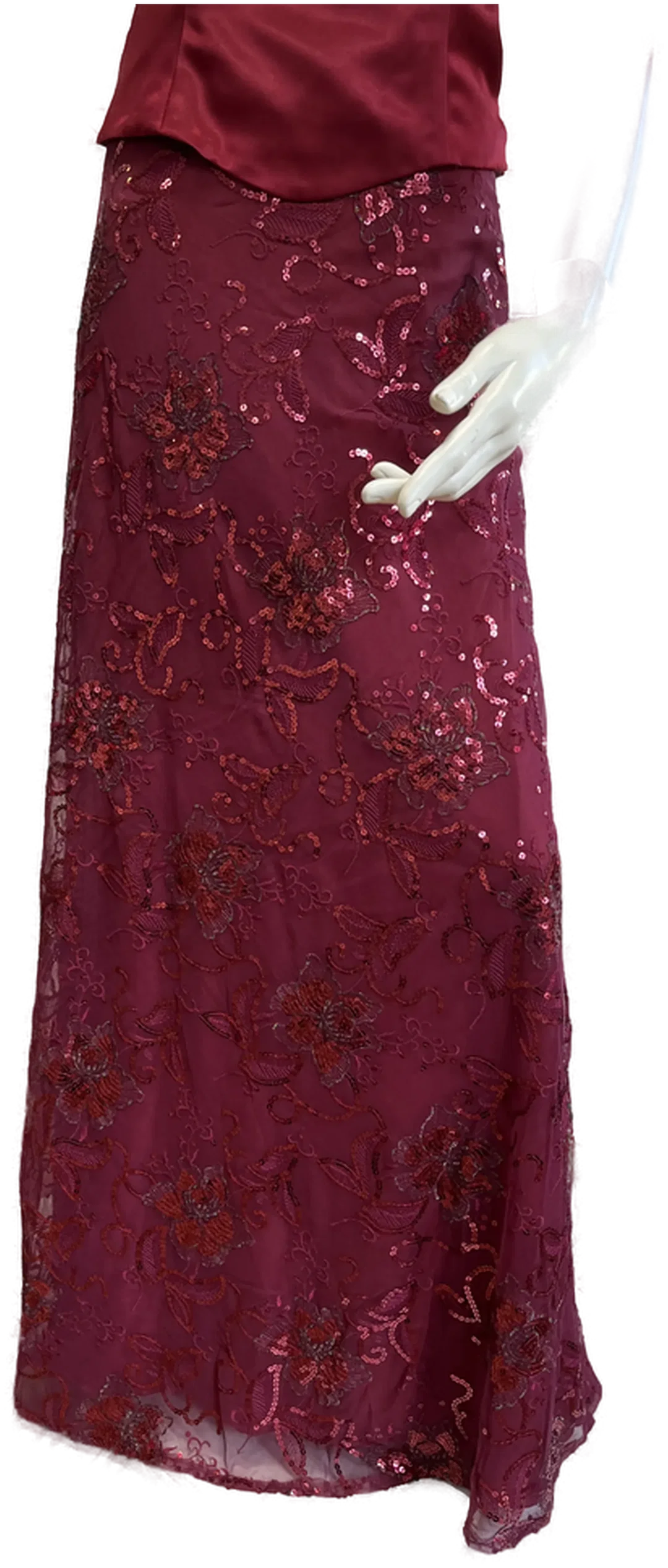 YESSADRESS - Damen Zweiteiler Ballkleid Gr. 38 - Neu – Bild 4