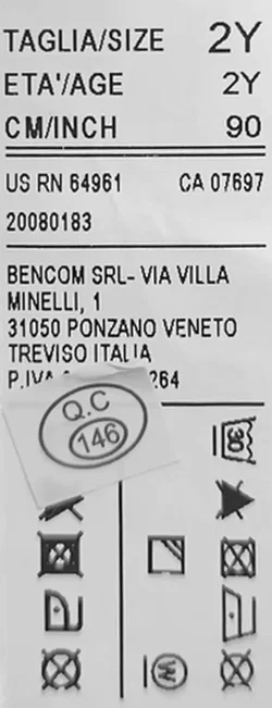 United Colors of Benetton Kindertop grau Gr. 2Y – Vorschau 4