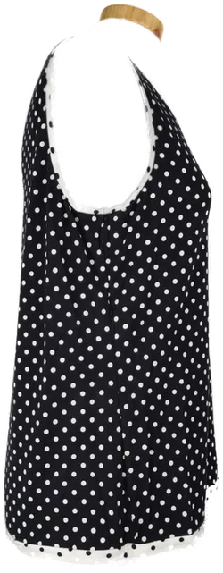 Gerry Weber Damen-Shirt kurzarm schwarz mit weissen Punkten - XL/42 - Bild 3