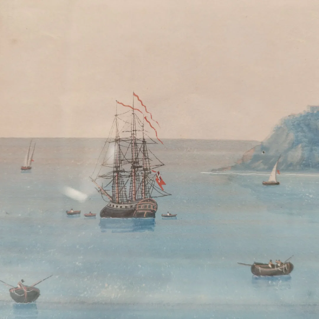 Bild einer Meeresansicht von R. Hee - 1979 / Eingerahmt – Bild 3