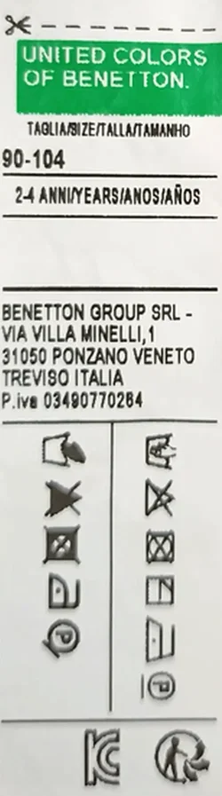 United Colors of Benetton Kindermütze grau Gr. 90-104 – Vorschau 3