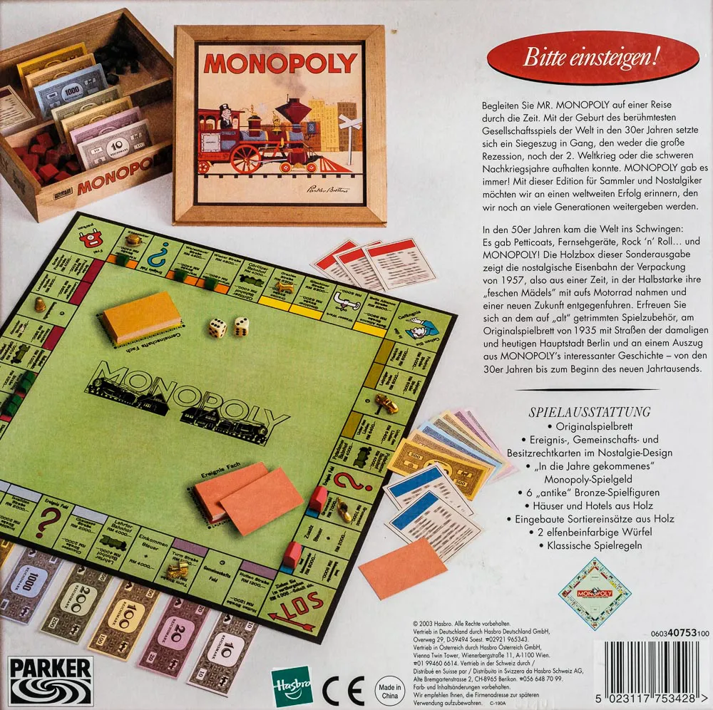 Hasbro Monopoly Nostalgie – Bild 3