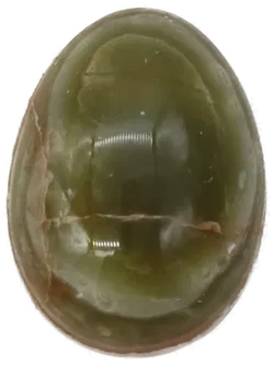 Onyx Ei Oval Egg Shaped  Maße Höhe ca 9 cm Breite ca 4 cm Gewicht 252 gr - Bild 2