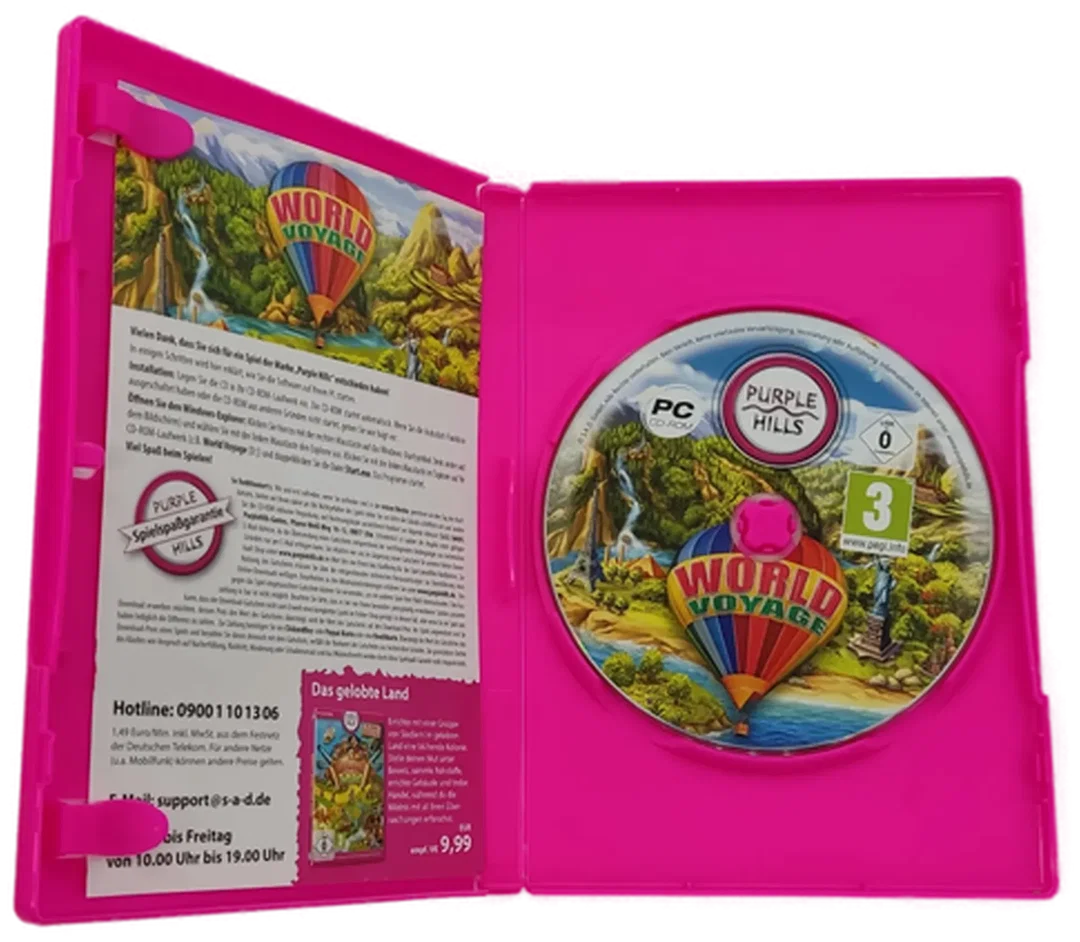 PC Game CD-ROM Purple Hills "World Yoyage" Match 3 / 3 Gewinnt – Bild 3