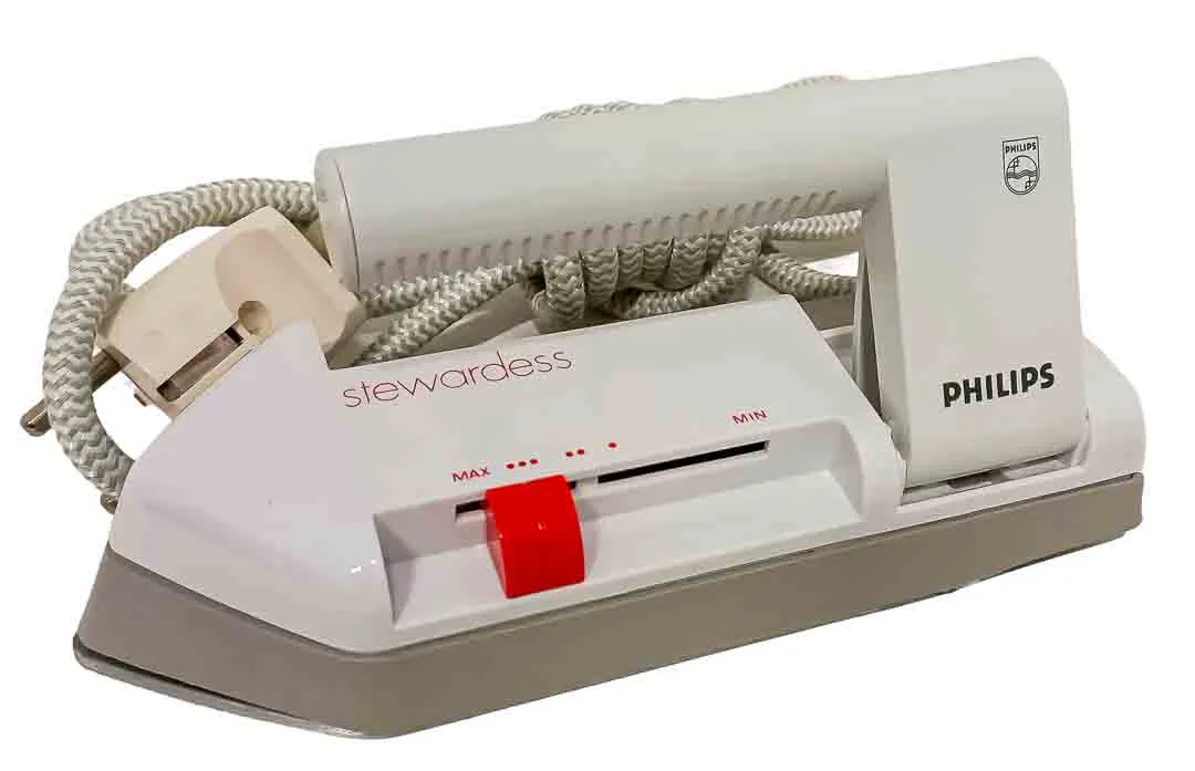 Philips Stewardess Vintage Reisebügeleisen – Retro-Klassiker (70er/80er) – Bild 1