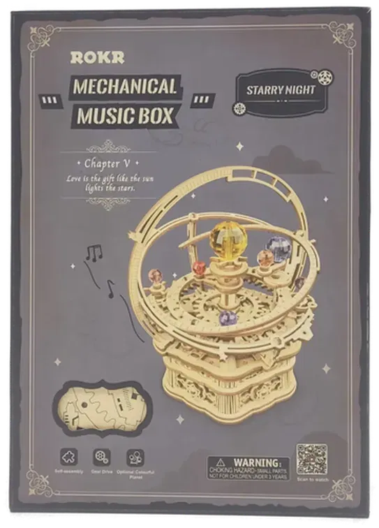 ROKR Mechanical Music Box Starry Night AMK51 Spieluhr Bausatz - Bild 1