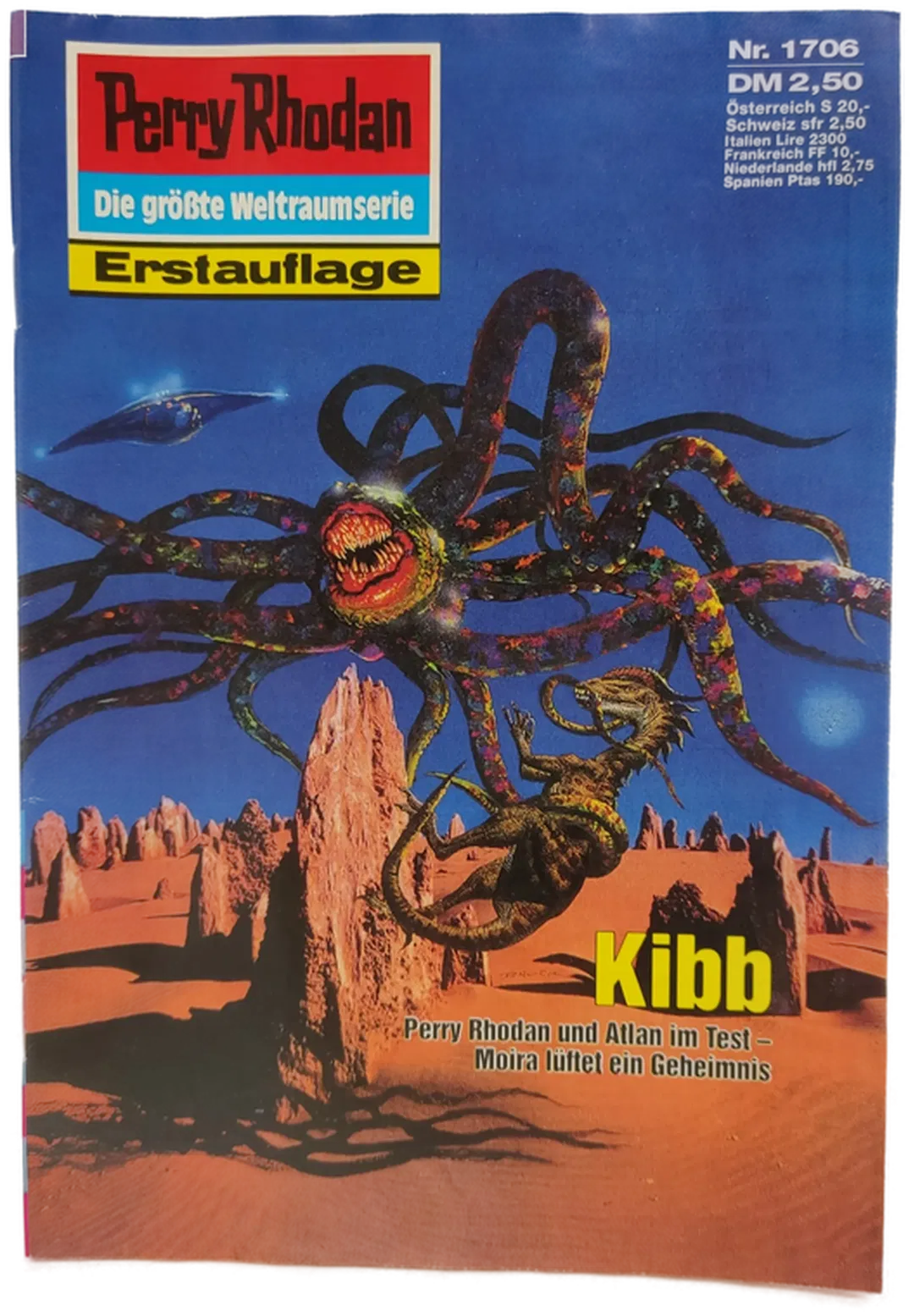 Romanheft Perry Rhodan Kibb Erstauflage Nr.1706 - Bild 2