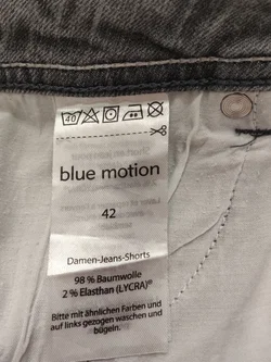 Damenshort Blue Motion Unifarben | Sommerleicht – Vorschau 3