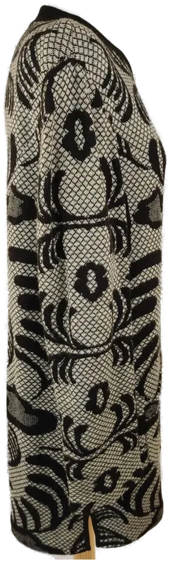 Attitude by FLAMM Damenweste / Mantel schwarz gemustert - XXXL/46 - Bild 3