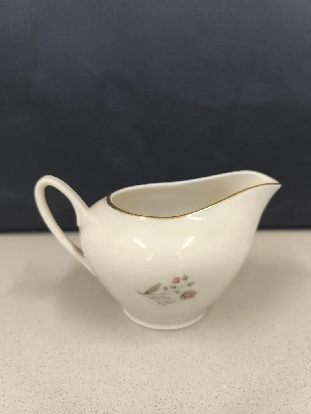 Milchkännchen Goldrand, vintage 50er - Bild 1