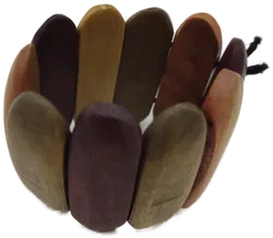 Kinder Armreif aus Holz braun - Bild 3