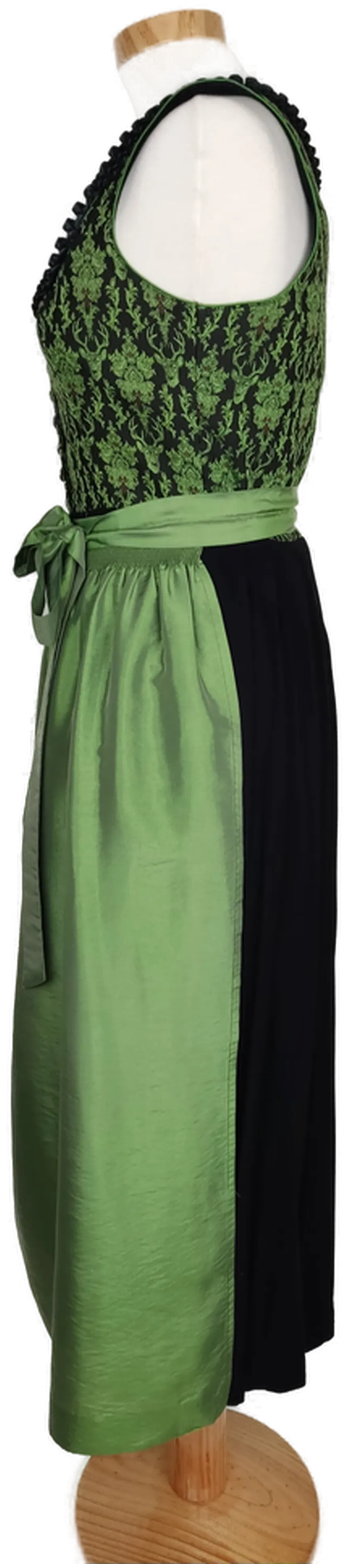 Salzburger Dirndl Damendirndl schwarz/grün - 34 – Bild 3