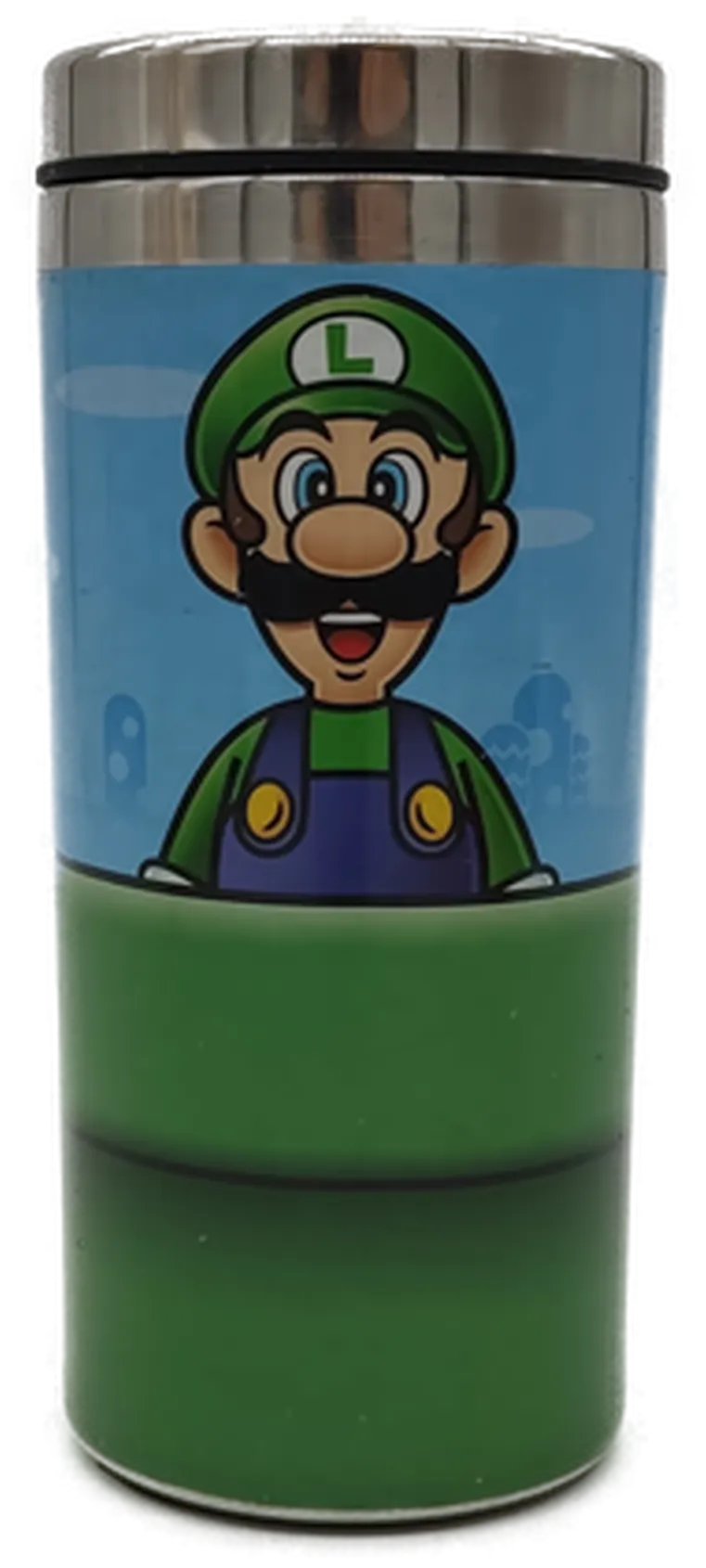 Thermobecher Super Mario Warp Pipe Travel Mug  - 450ml Edelstahl  – Bild 2