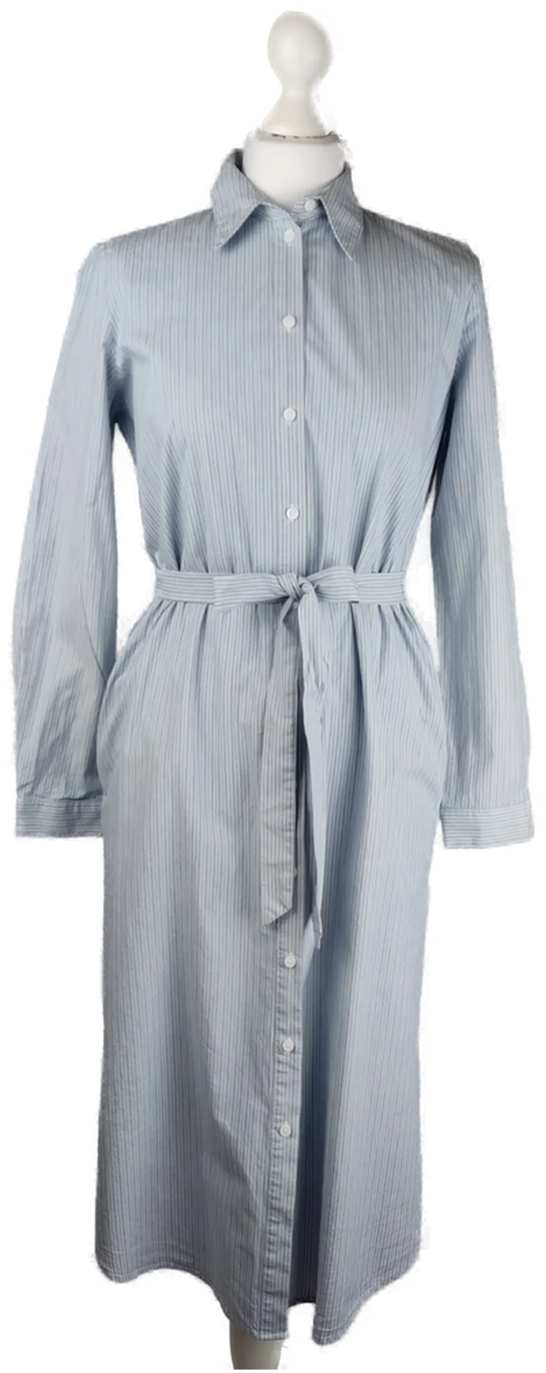 Esprit Hemdblusenkleid Gestreift S | Leicht & Zeitlos - Bild 4