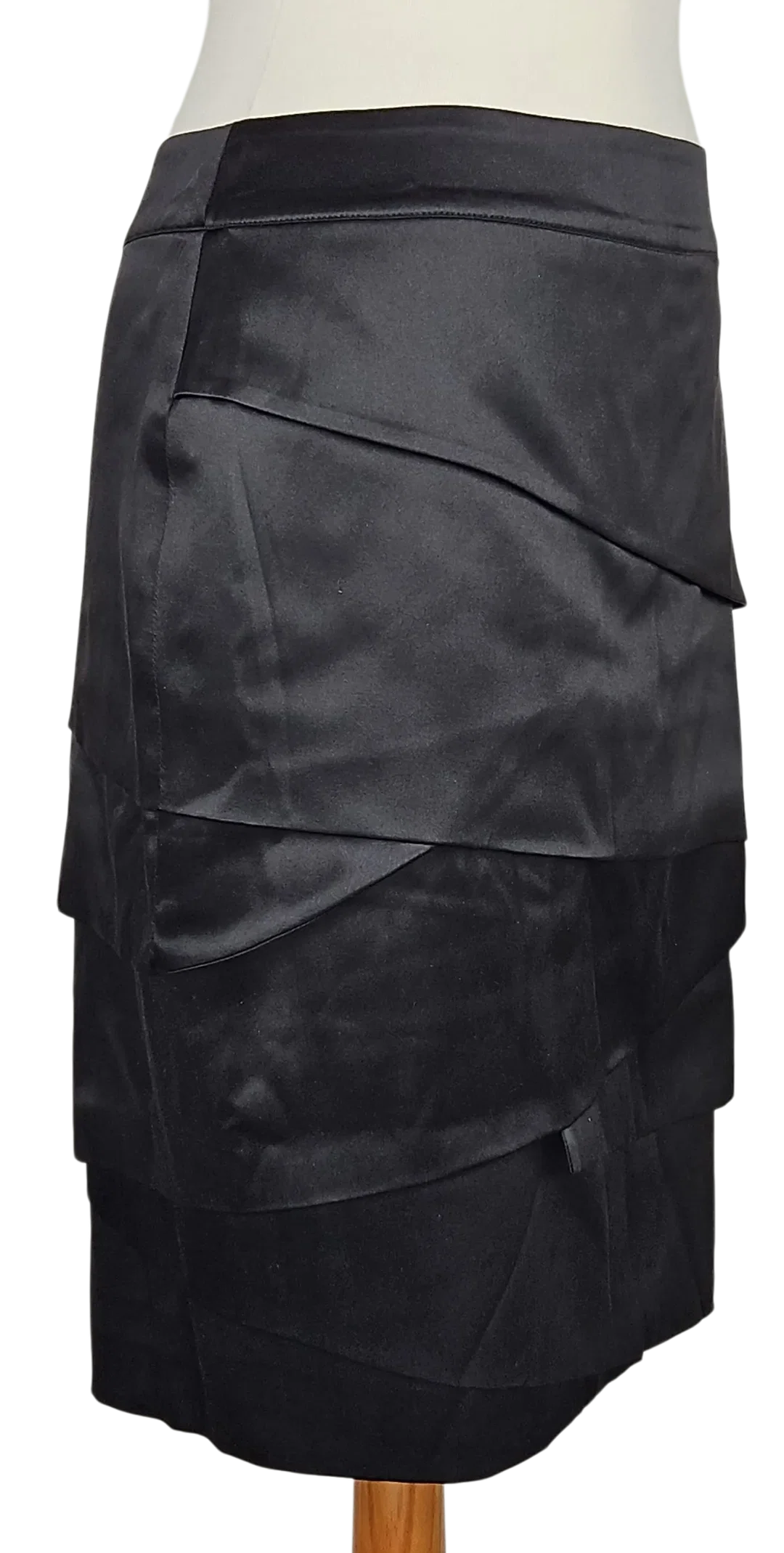 Roberto Cavalli Damen Seidenrock, schwarz - Gr. M/L – Bild 3