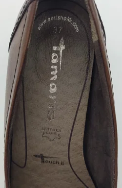 Tamaris Lederpumps, braun - Gr. 37 - Bild 5