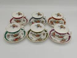 Royal Albert - 6x Tee-/Kaffeetassen 'England Fruit Series' - Bild 3