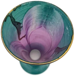 Glasbecher mit goldenen Verzierungen - Bild 3