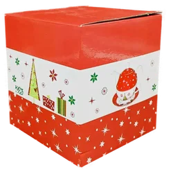 Teekanne & Teetasse mit weihnachtlichem Motiv  – Vorschau 3