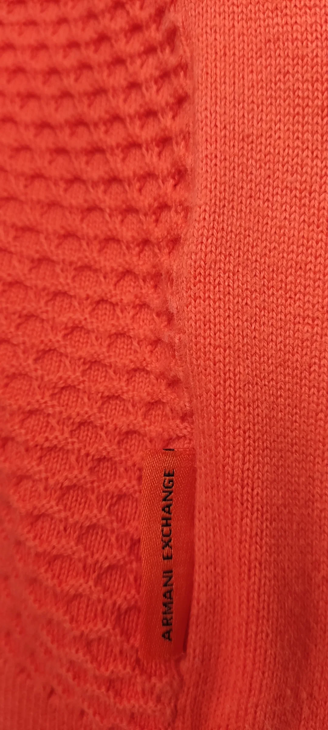 Armani Herren Pullover orange Gr. S – Bild 3