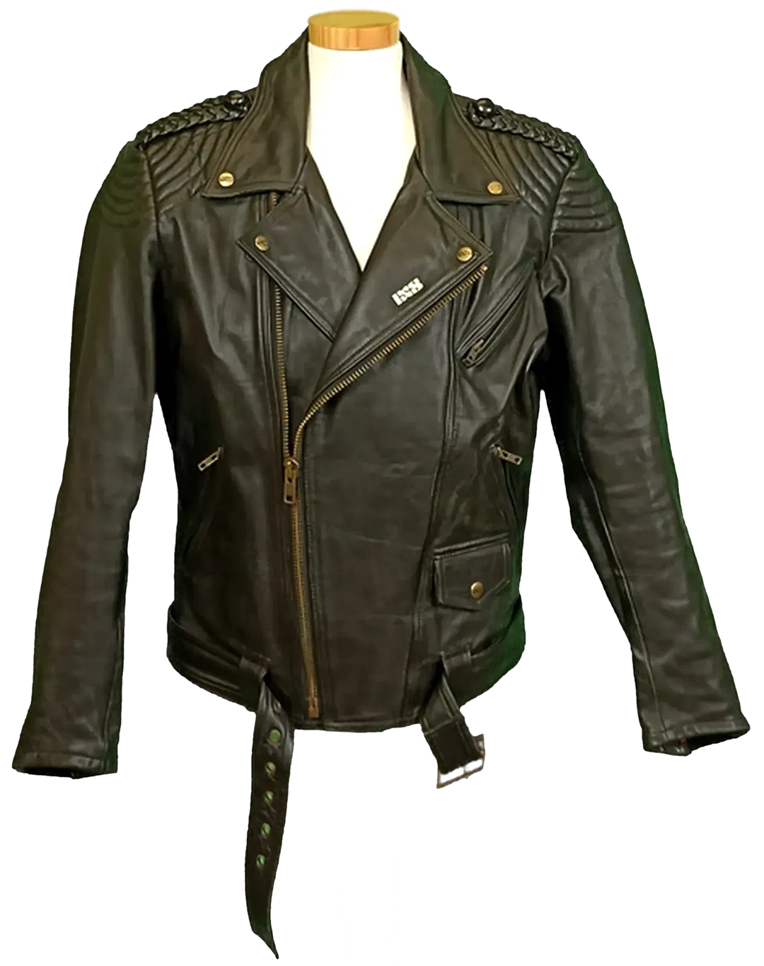 IXS Herren Leder Motorradjacke Biker Basics schwarz Gr. L - Bild 1