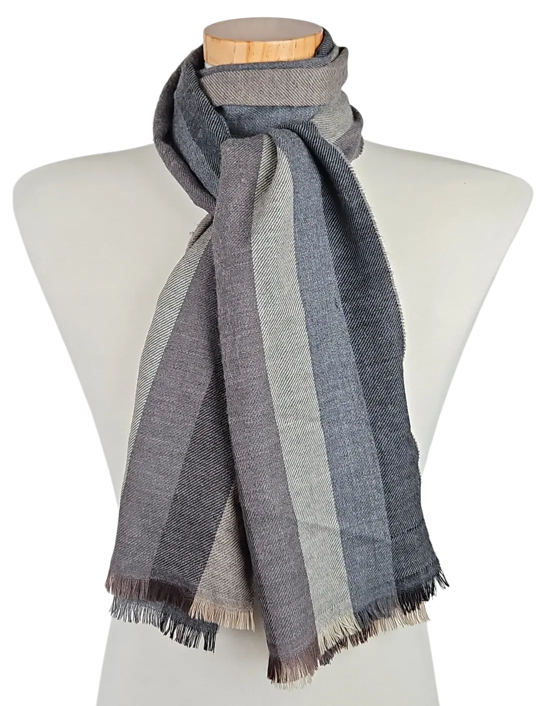 HOOPERSLONDON - Herren Wollschal - grau - Bild 1