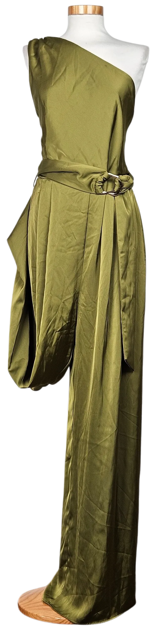 ZARA Damen Jumpsuit, grün - Gr. XL  – Bild 2