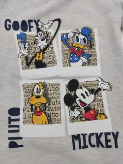 Pop Fashion KInder Sweater Kleid Grau Gr. 104 - Bild 3