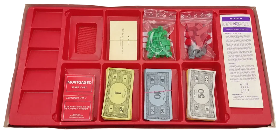 Vintage Monopoly - Brettspiel - Waddingtons  – Bild 3