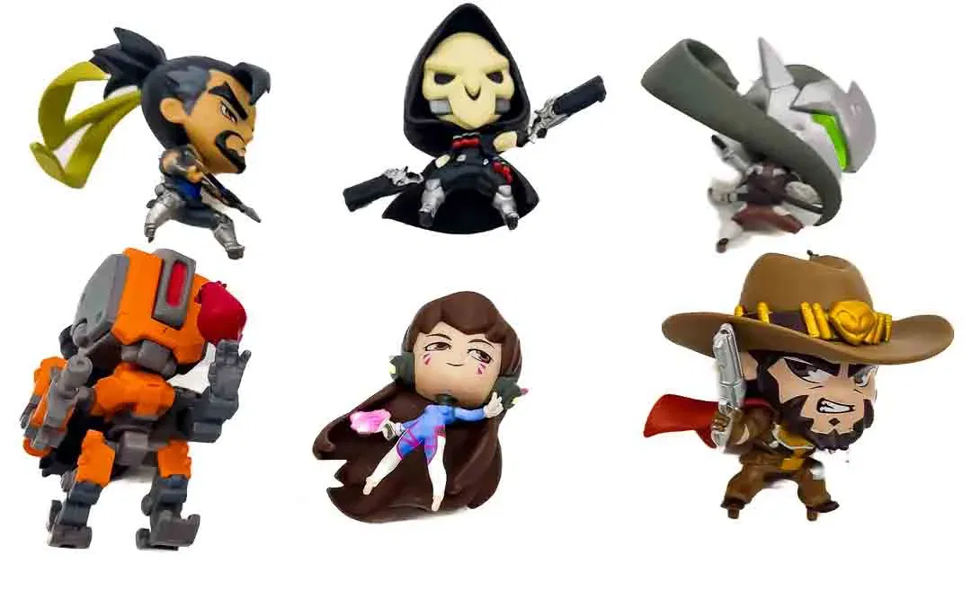 6 verschiedede süße, aber tödliche Figur Overwatch Figuren ohne Sockel - Bild 4