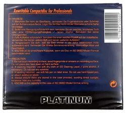 Platnium CD-RW 650 MB - Bild 2