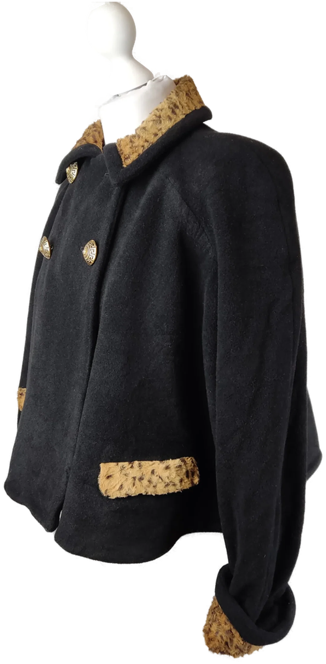 Kurzjacke Versace Wolle S/36 | Stil-Statement – Bild 4