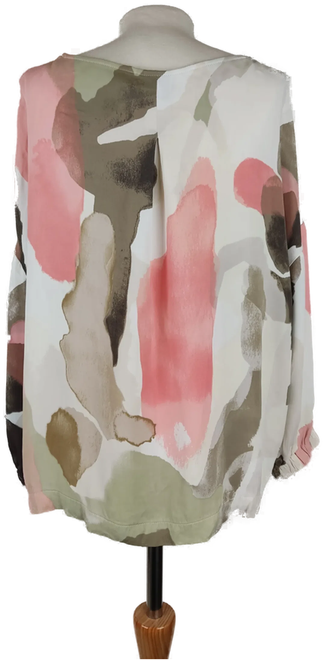 Damenbluse s.Oliver Black Label Viskose Aquarell-Print | Leicht & Elegant – Bild 2