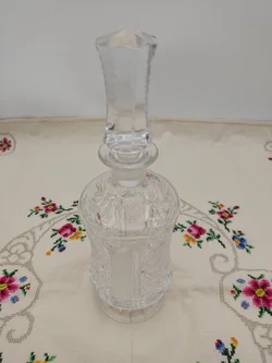 Kristallglas-Karaffe mit feinem Schliff, Höhe / 28 cm – Vorschau 1