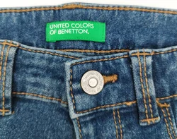 United Colors of Benetton, Kinder Jean, Gr. 98, blau  - Bild 3