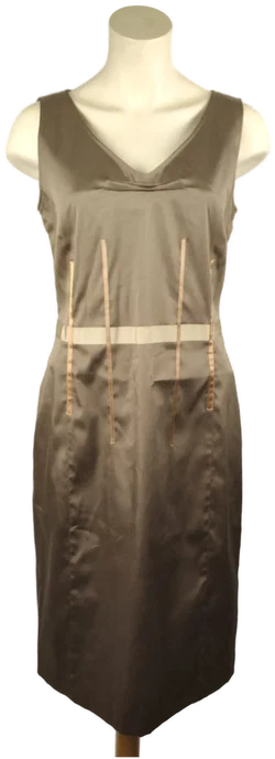 Damen-Midikleid LeComte in Taupe | Festlich-elegant